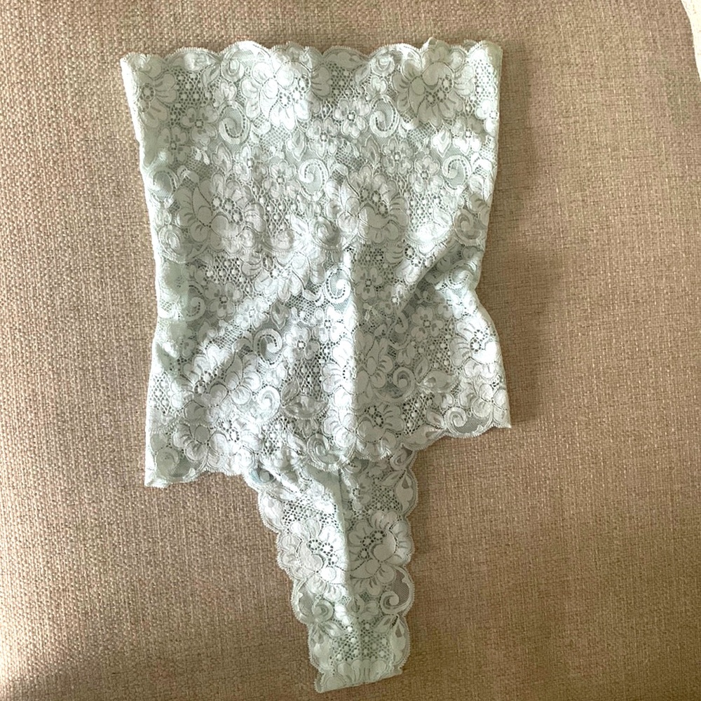 HAH lace body suit - revolve